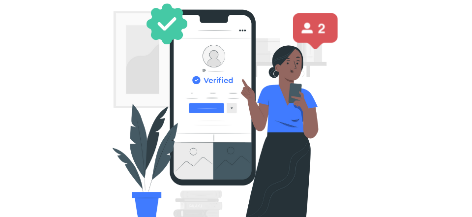 Get social media verification