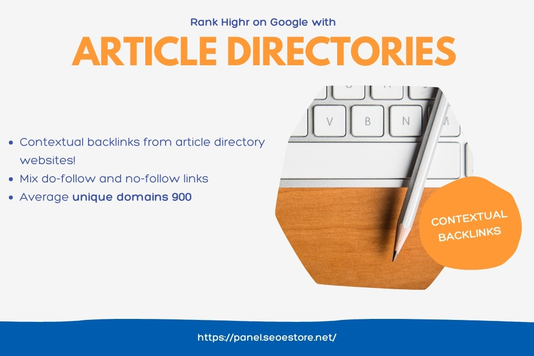 Article directories backlinks (contextual backlinks)